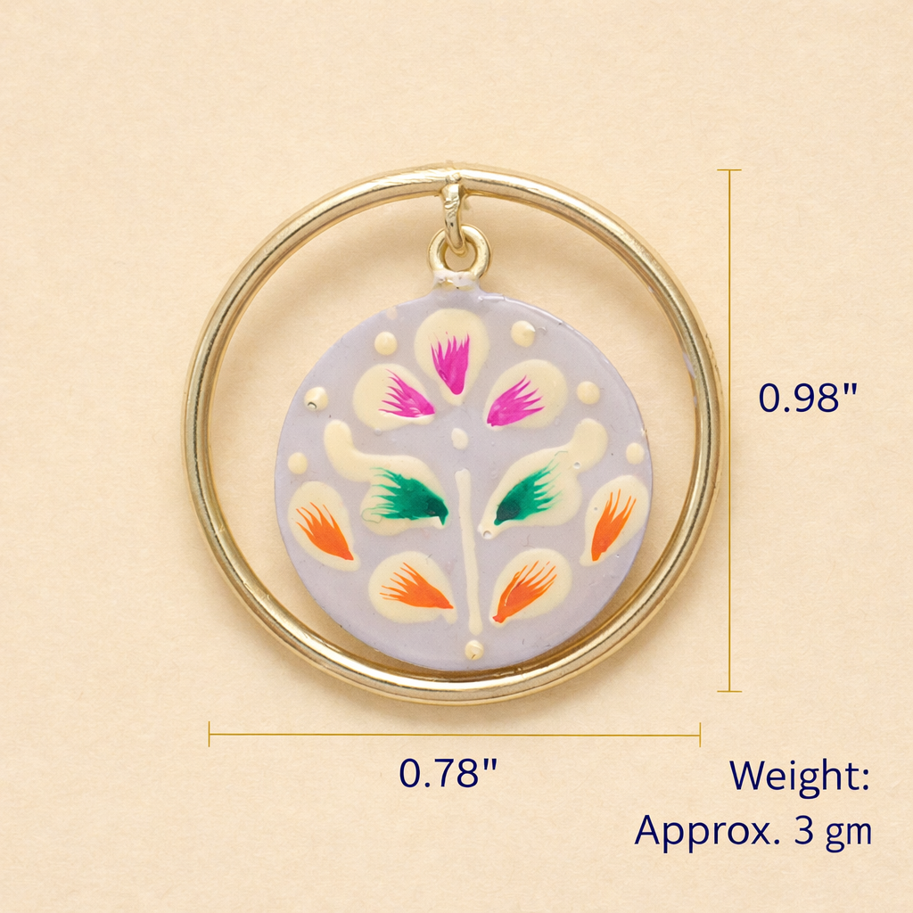 Navrang - Floral Hoop