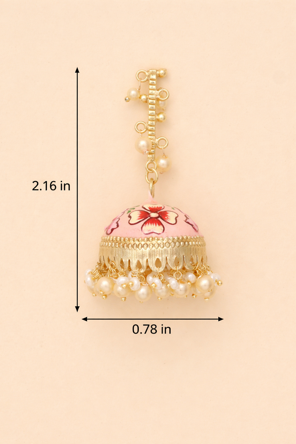 Navrang- Lotus bloom Jhumka