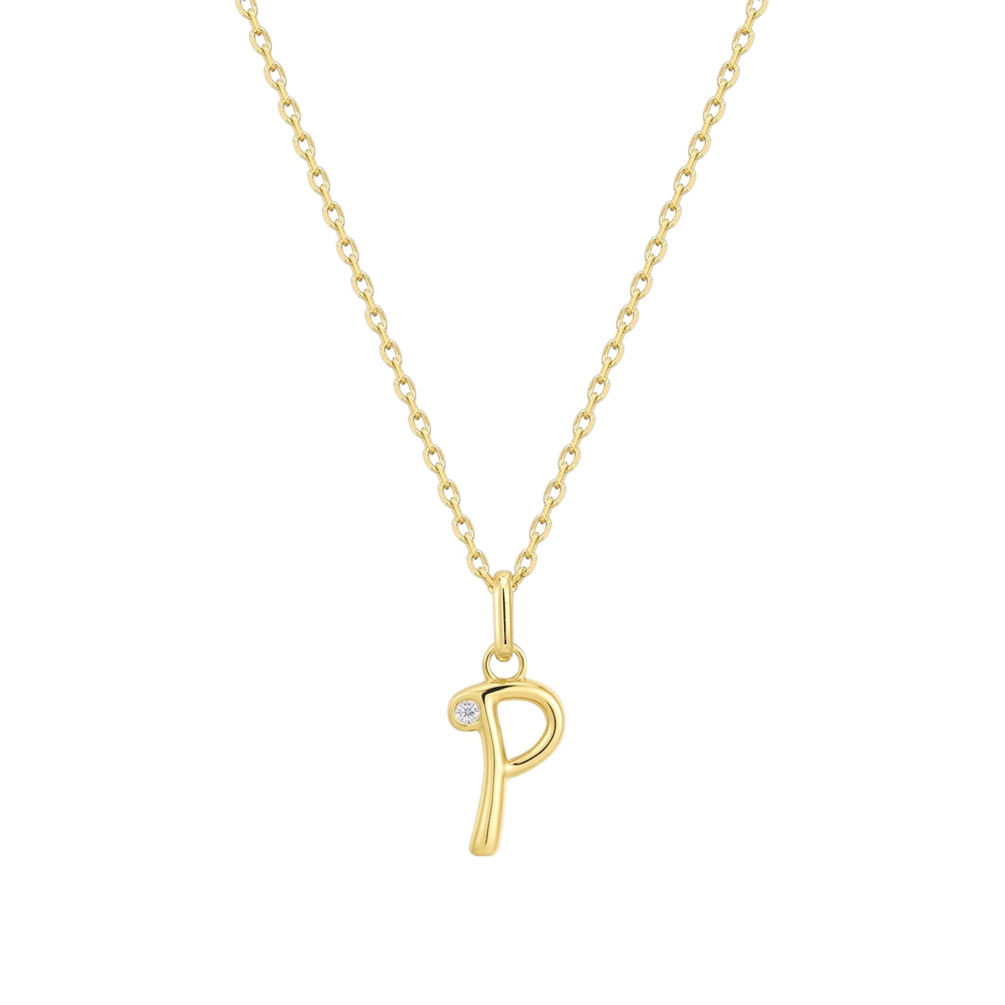 Initial Icon Necklace - P