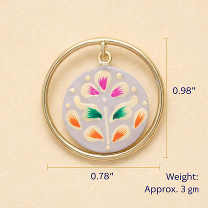 Navrang - Floral Hoop