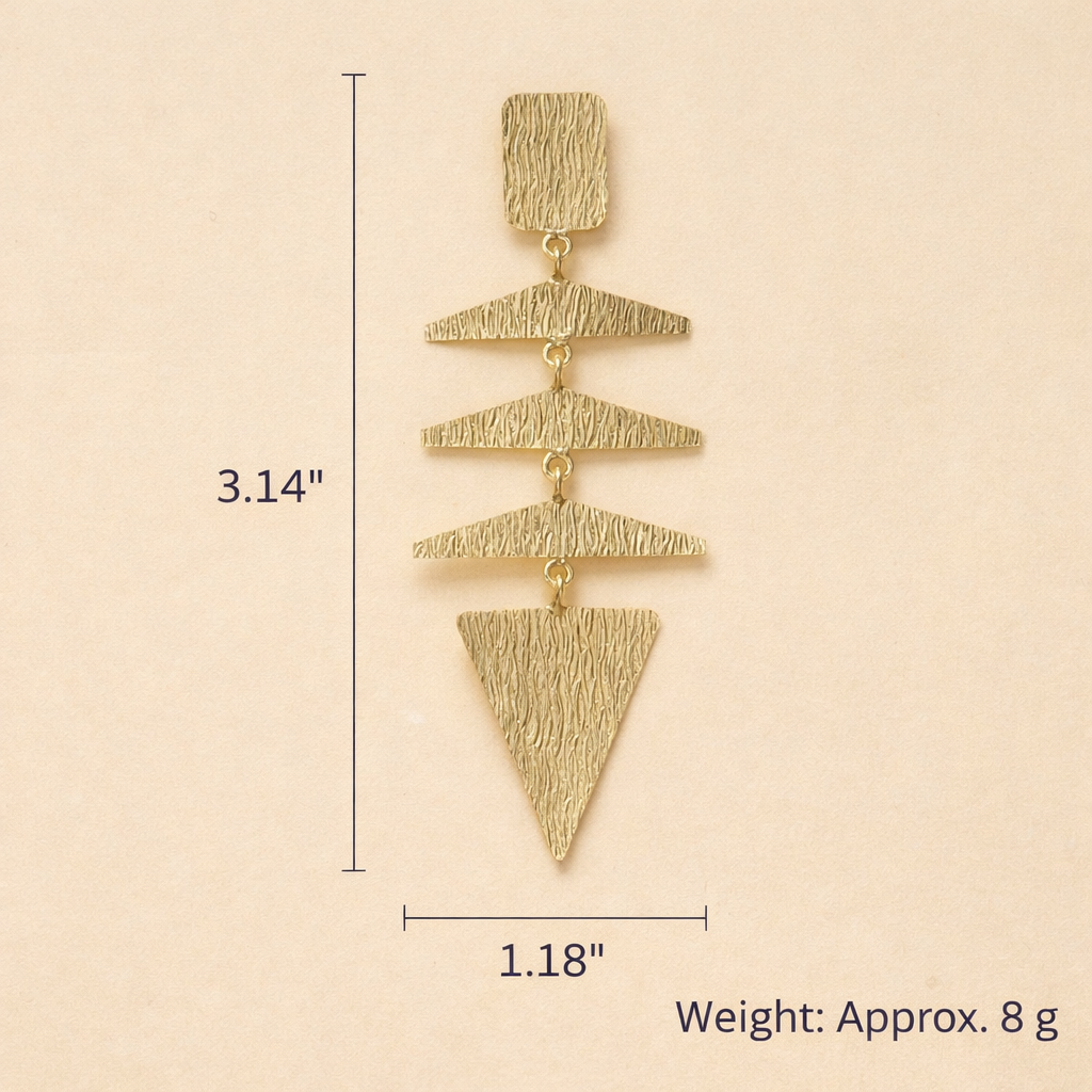 Aurora - Triangle Drops Earing