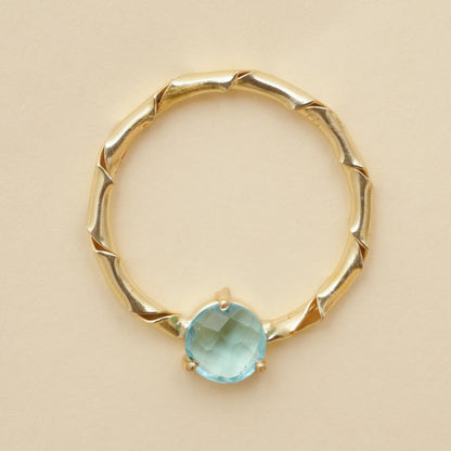 Raaga - Stone hoop Stud
