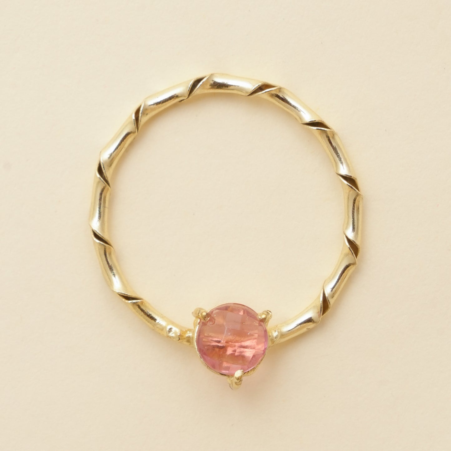 Raaga - Stone hoop Stud