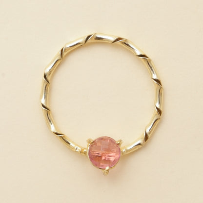 Raaga - Stone hoop Stud