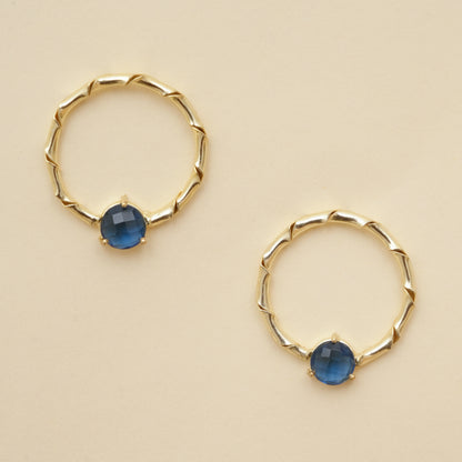 Raaga - Stone hoop Stud