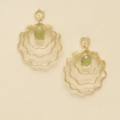 Raaga - Floral Wave Drop Earrings