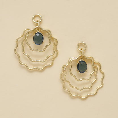 Raaga - Floral Wave Drop Earrings