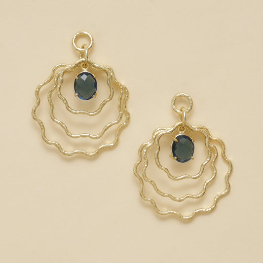 Raaga - Floral Wave Drop Earrings