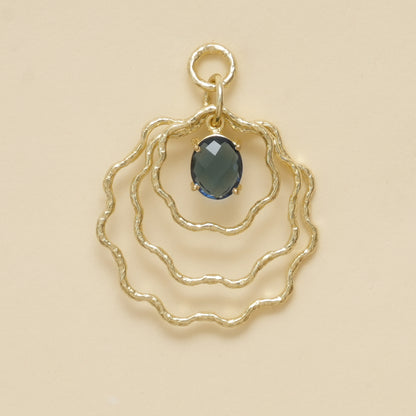 Raaga - Floral Wave Drop Earrings
