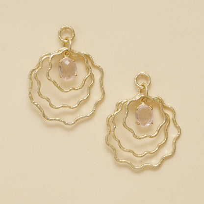 Raaga - Floral Wave Drop Earrings