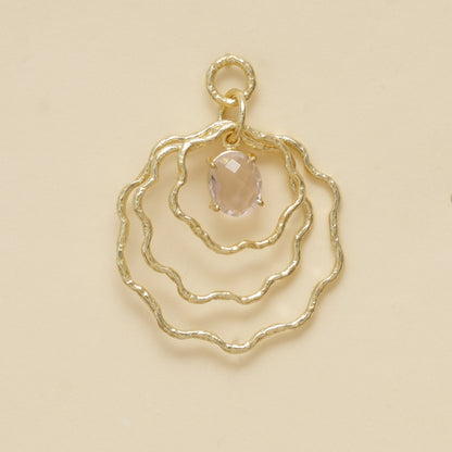 Raaga - Floral Wave Drop Earrings