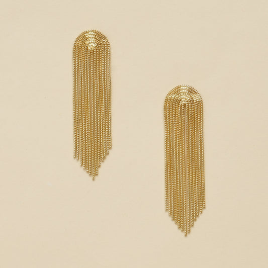 Aurora - Golden Waterfall Earring