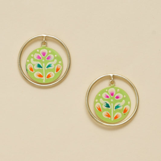 Navrang - Floral Hoop