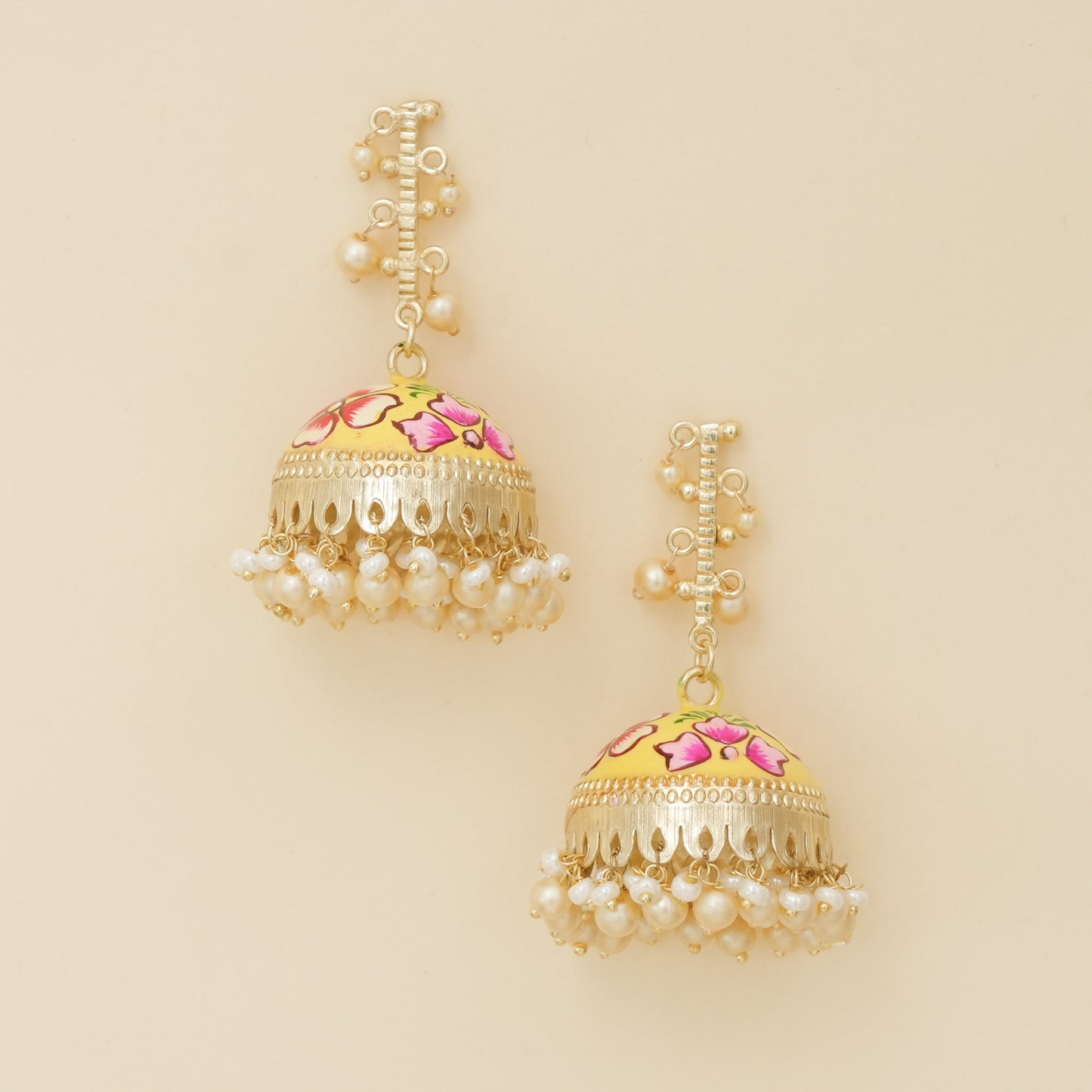 Navrang- Lotus bloom Jhumka