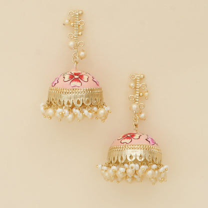 Navrang- Lotus bloom Jhumka
