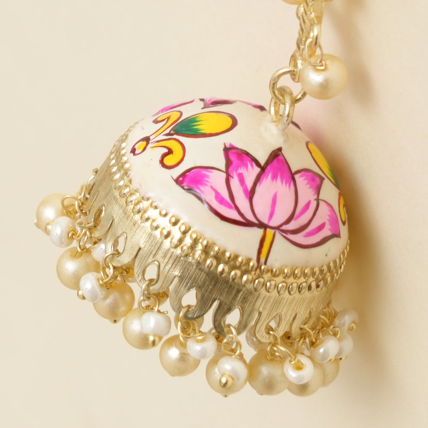 Navrang- Lotus bloom Jhumka