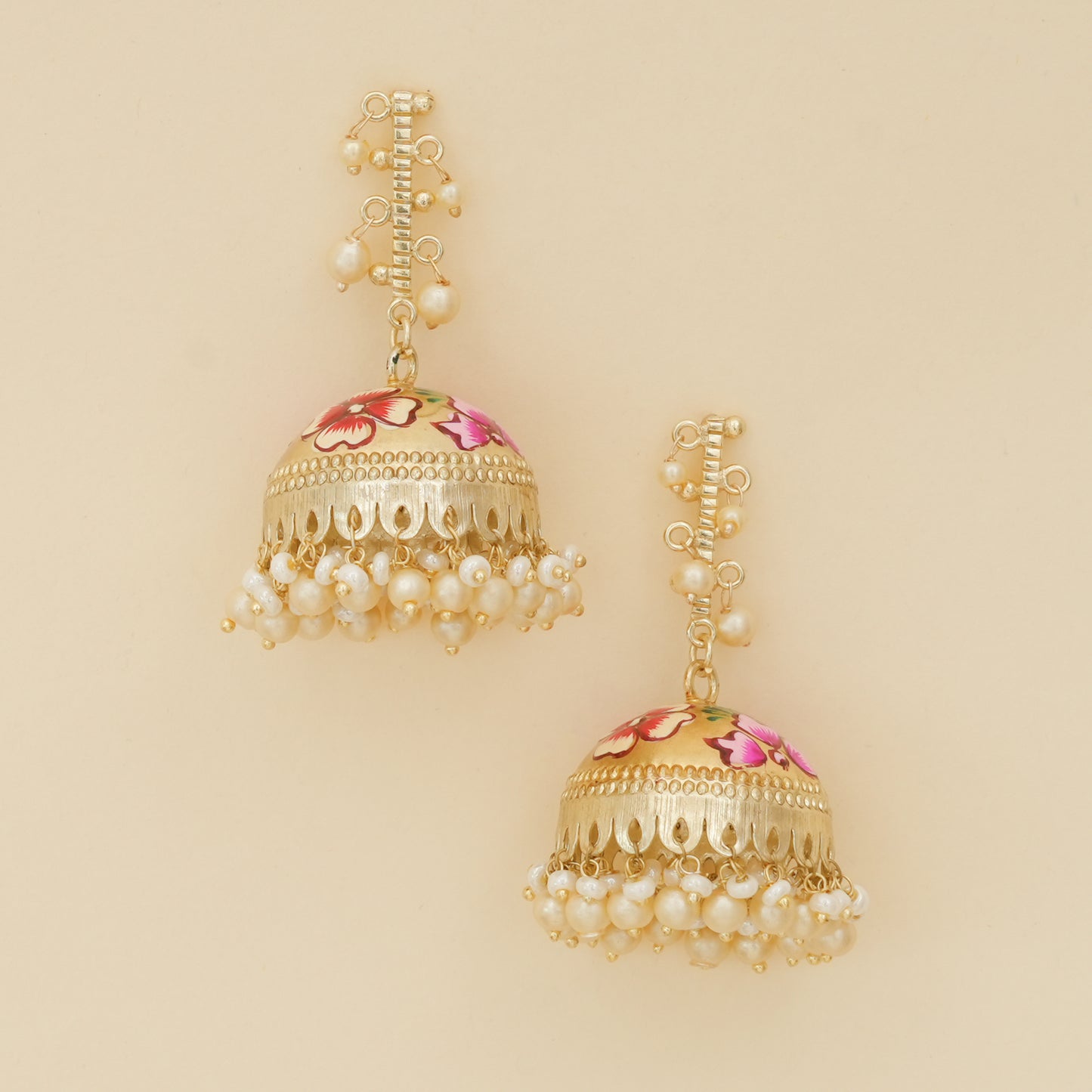 Navrang- Lotus bloom Jhumka