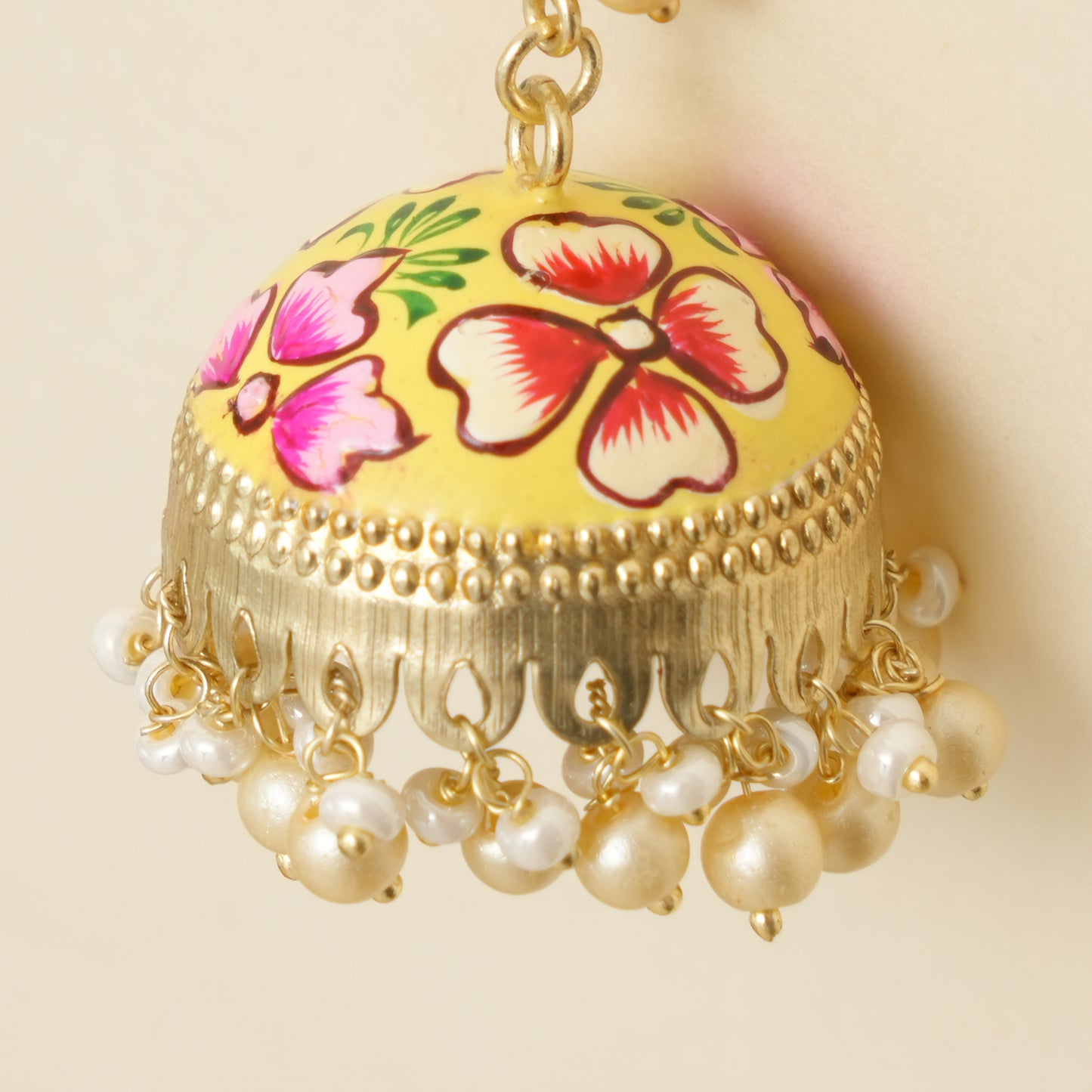 Navrang- Lotus bloom Jhumka
