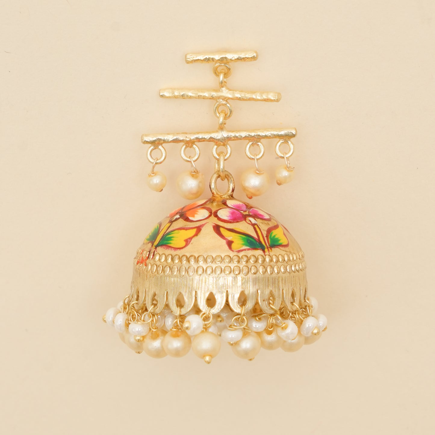 Navraang- Floral Jhumka