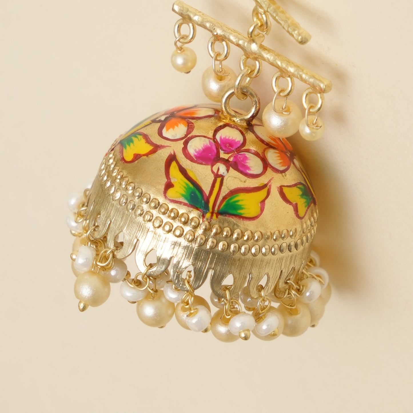 Navraang- Floral Jhumka