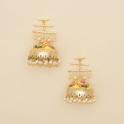 Navraang- Floral Jhumka