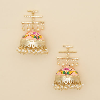 Navraang- Floral Jhumka