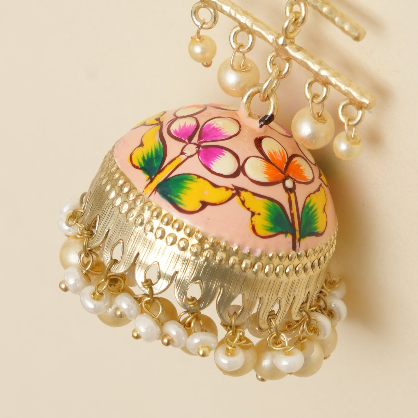 Navraang- Floral Jhumka