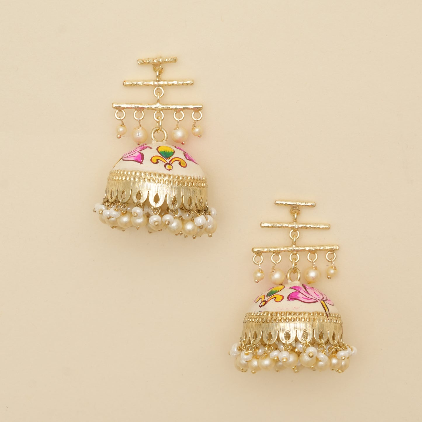 Navraang- Floral Jhumka