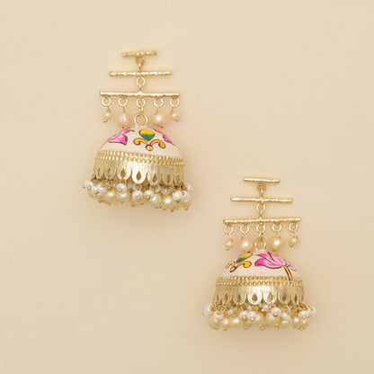 Navraang- Floral Jhumka