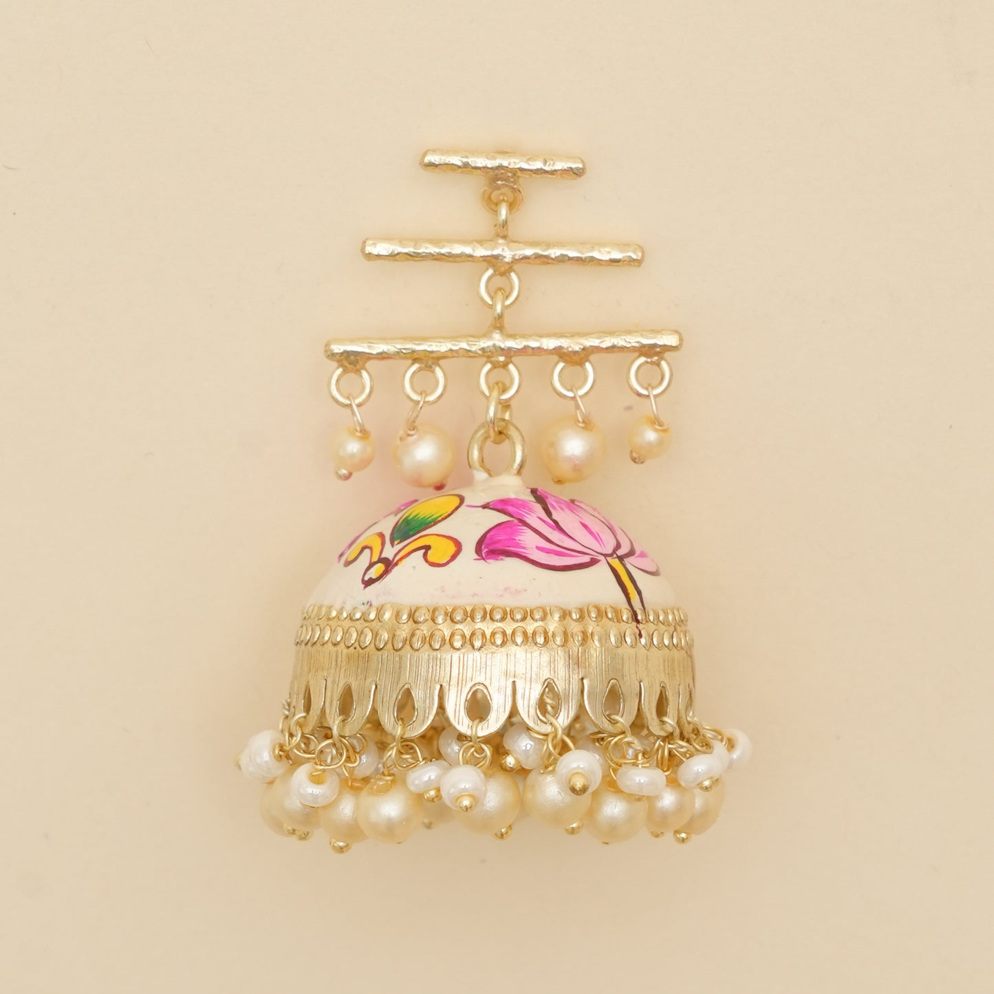 Navraang- Floral Jhumka