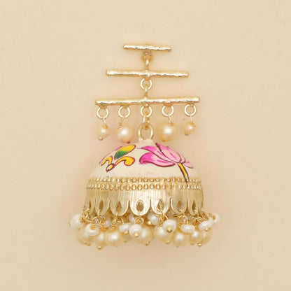 Navraang- Floral Jhumka