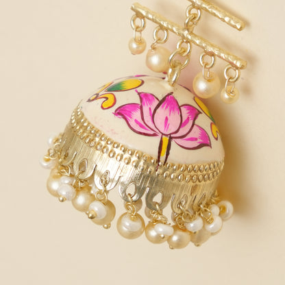 Navraang- Floral Jhumka