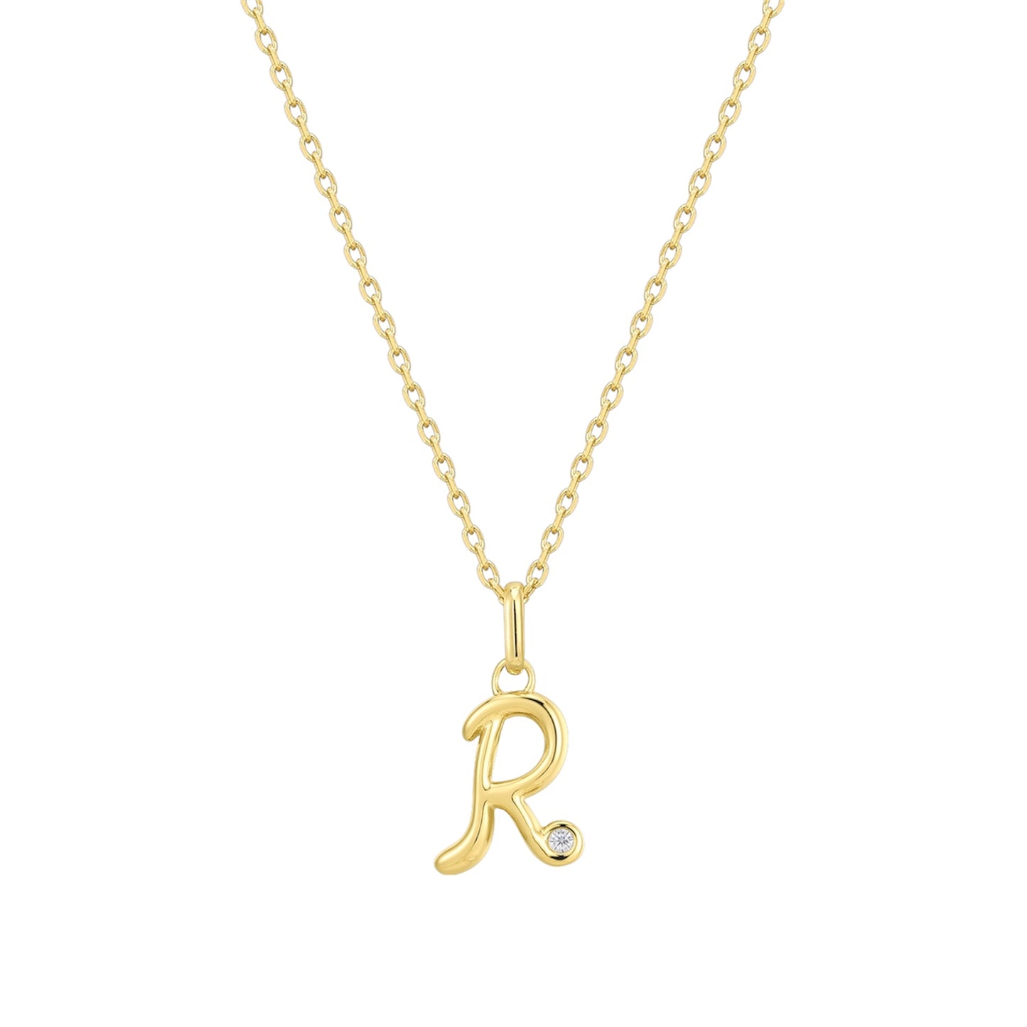 Initial Icon Necklace - R