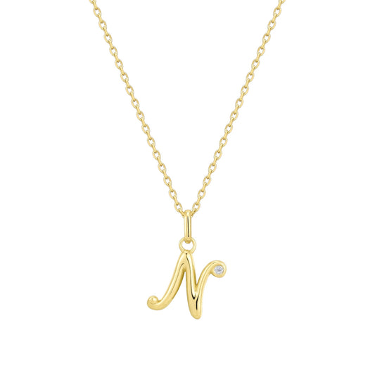 Initial Icon Necklace - N