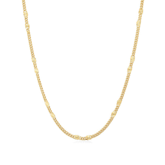 18kt Gold-plated Chain Necklace