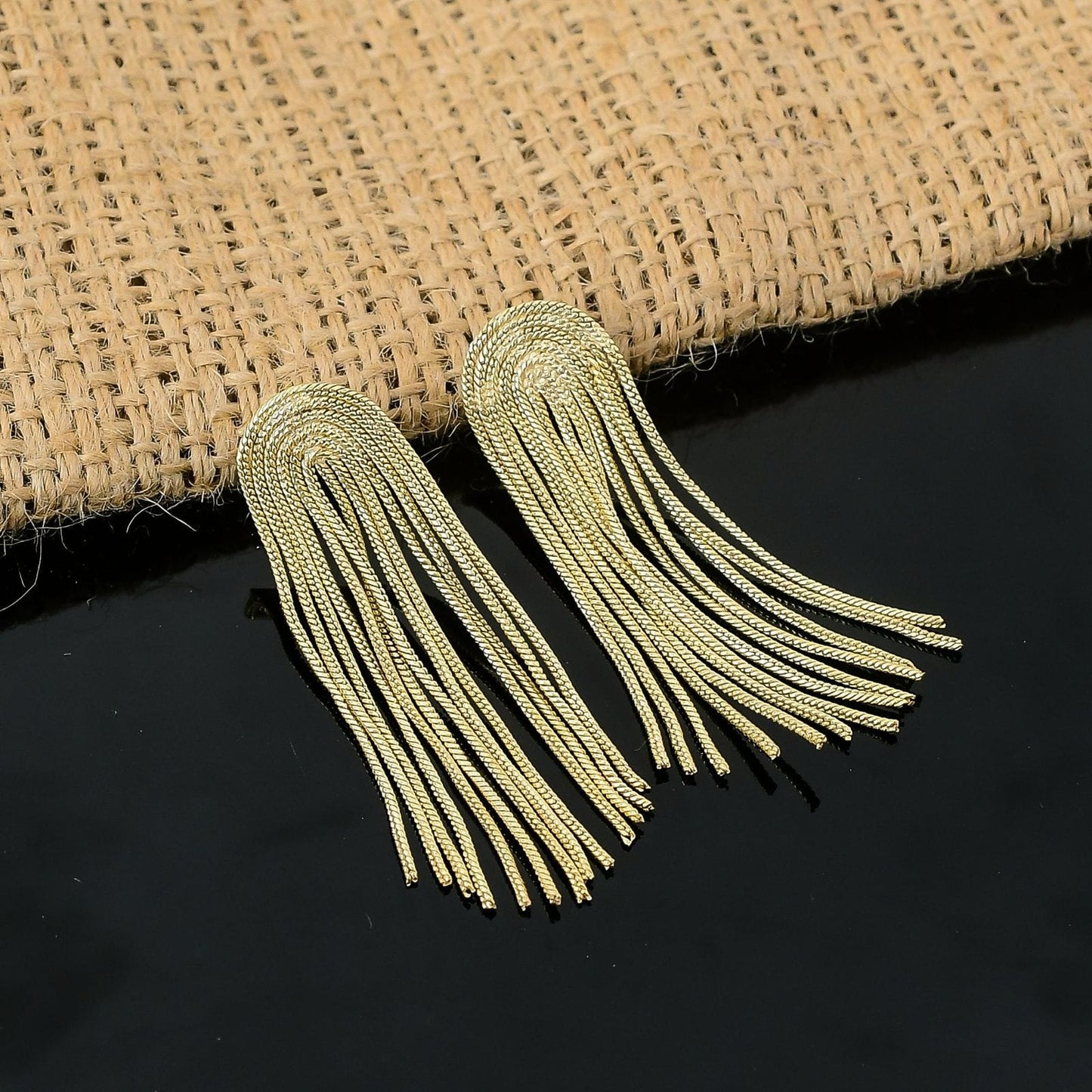 Aurora - Golden Waterfall Earring