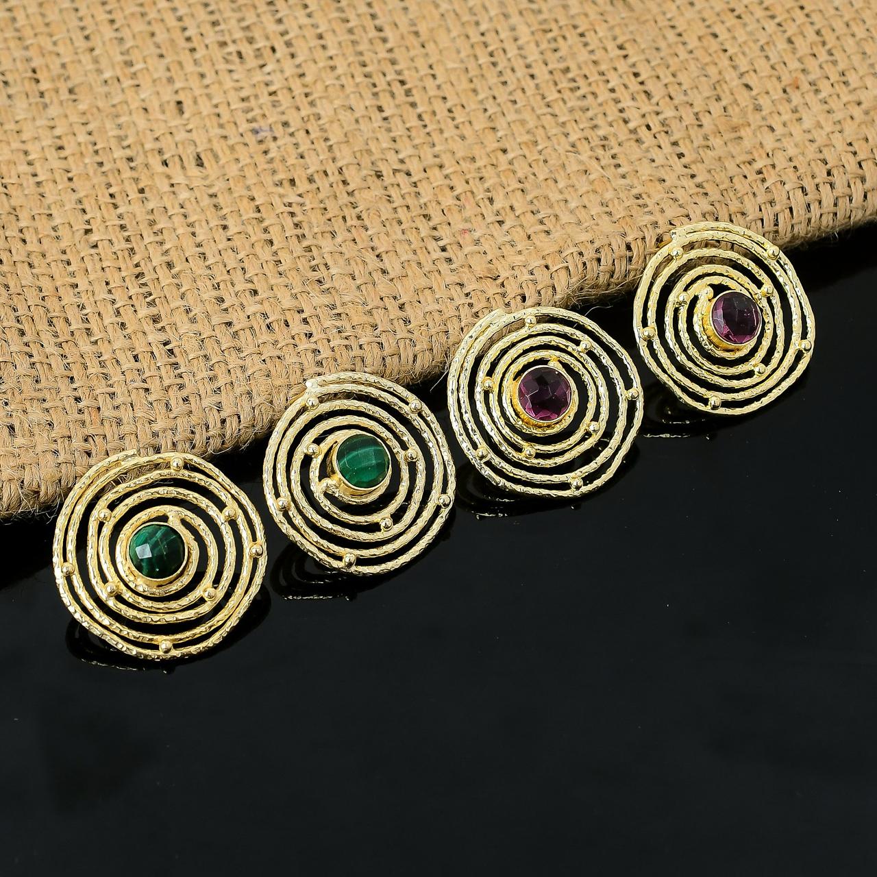 Raaga - Stone Concentric Stud