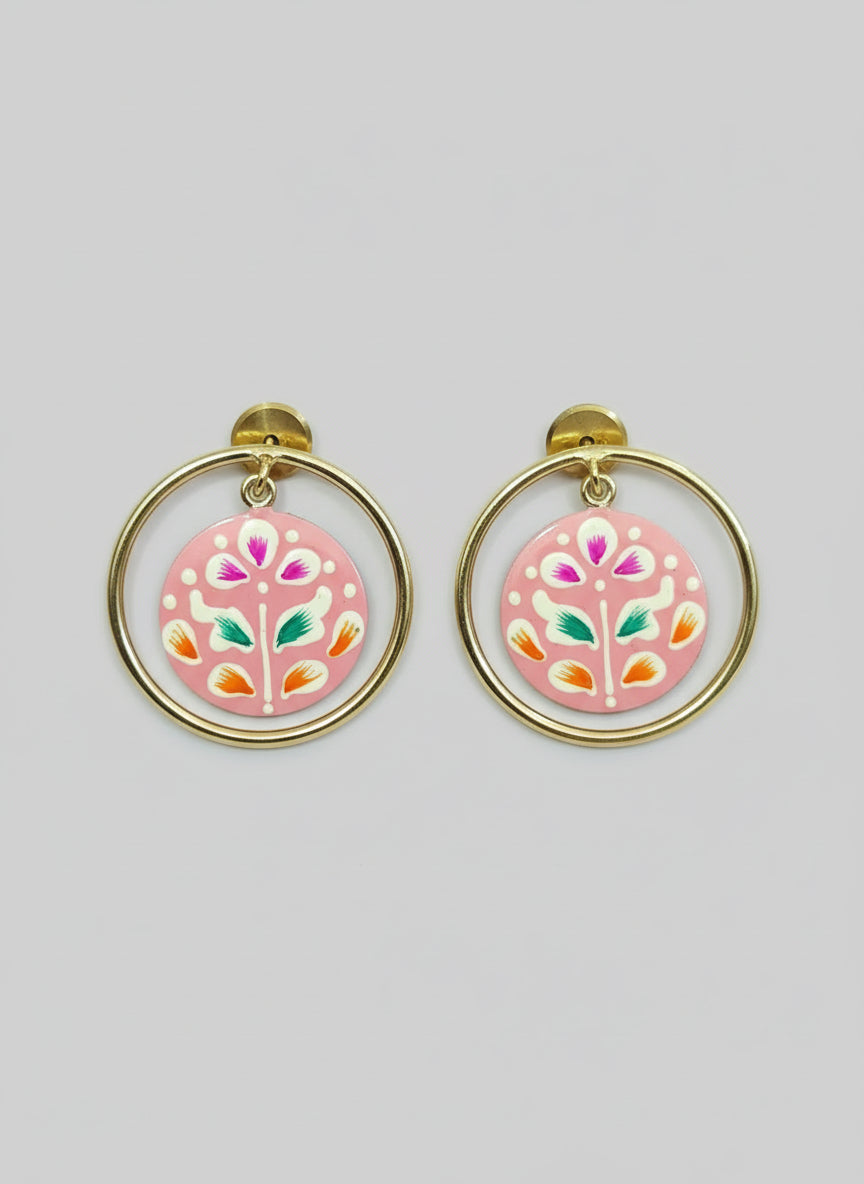 Navrang - Floral Hoop