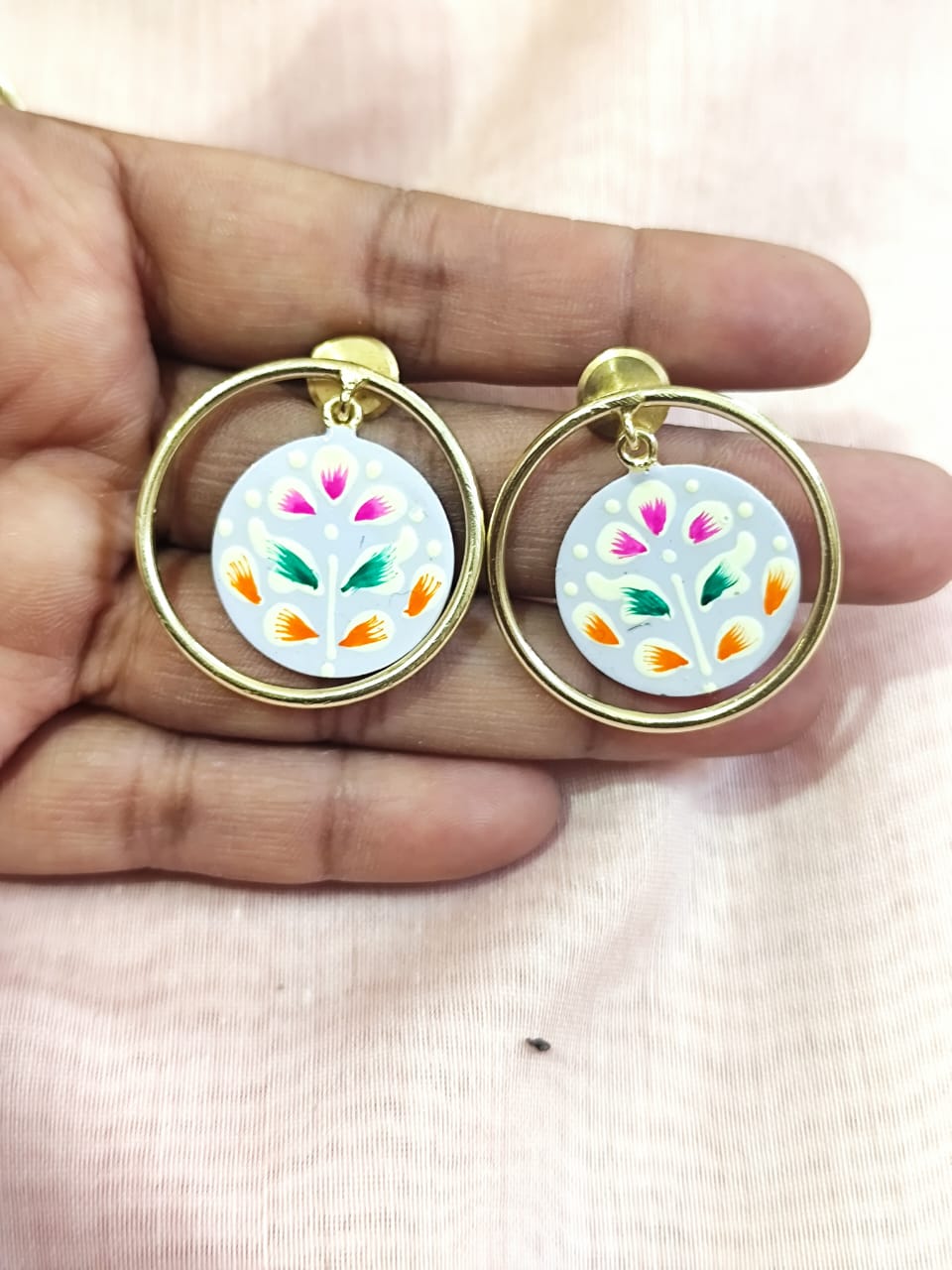 Navrang - Floral Hoop